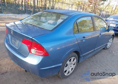 2007 Honda Civic Lx from USA, damaged, VIN 1HGFA16557L134187